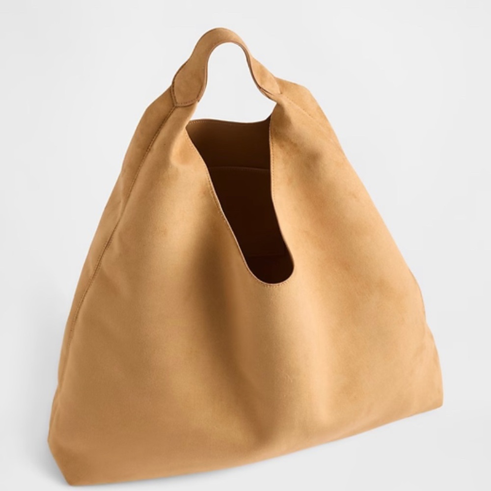 GAP Vegan Suede Slouchy Tote Bag